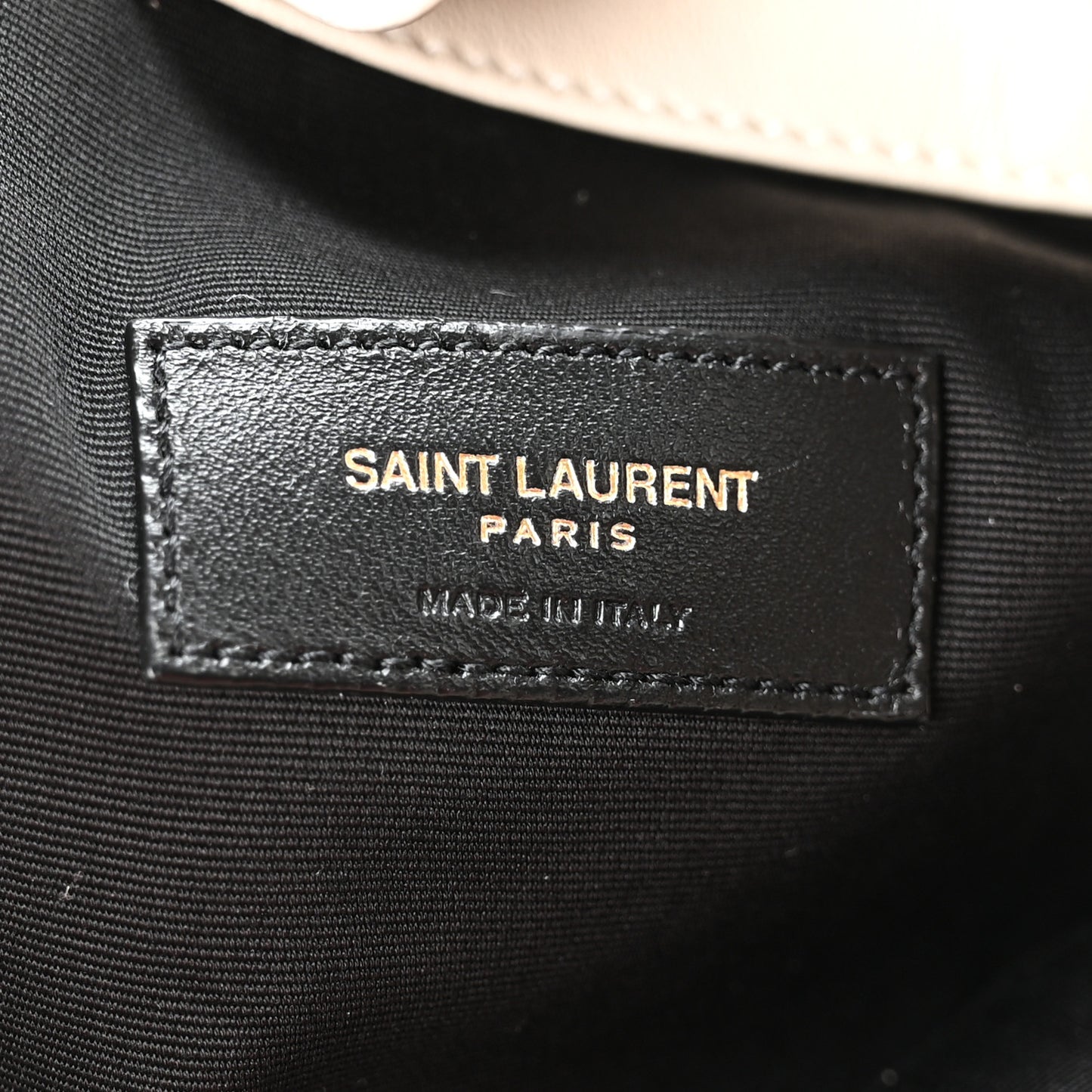 Lambskin Matelasse Monogram Large Jamie 4.3 Pochon Crema Soft