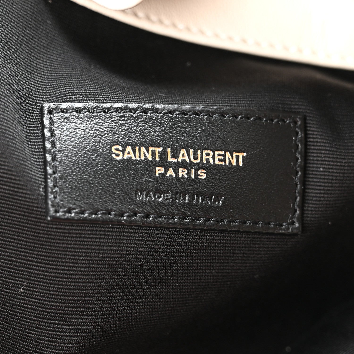 Saint Laurent Lambskin Matelasse Monogram Large Jamie 4.3 Pochon Crema Soft 7 of 11