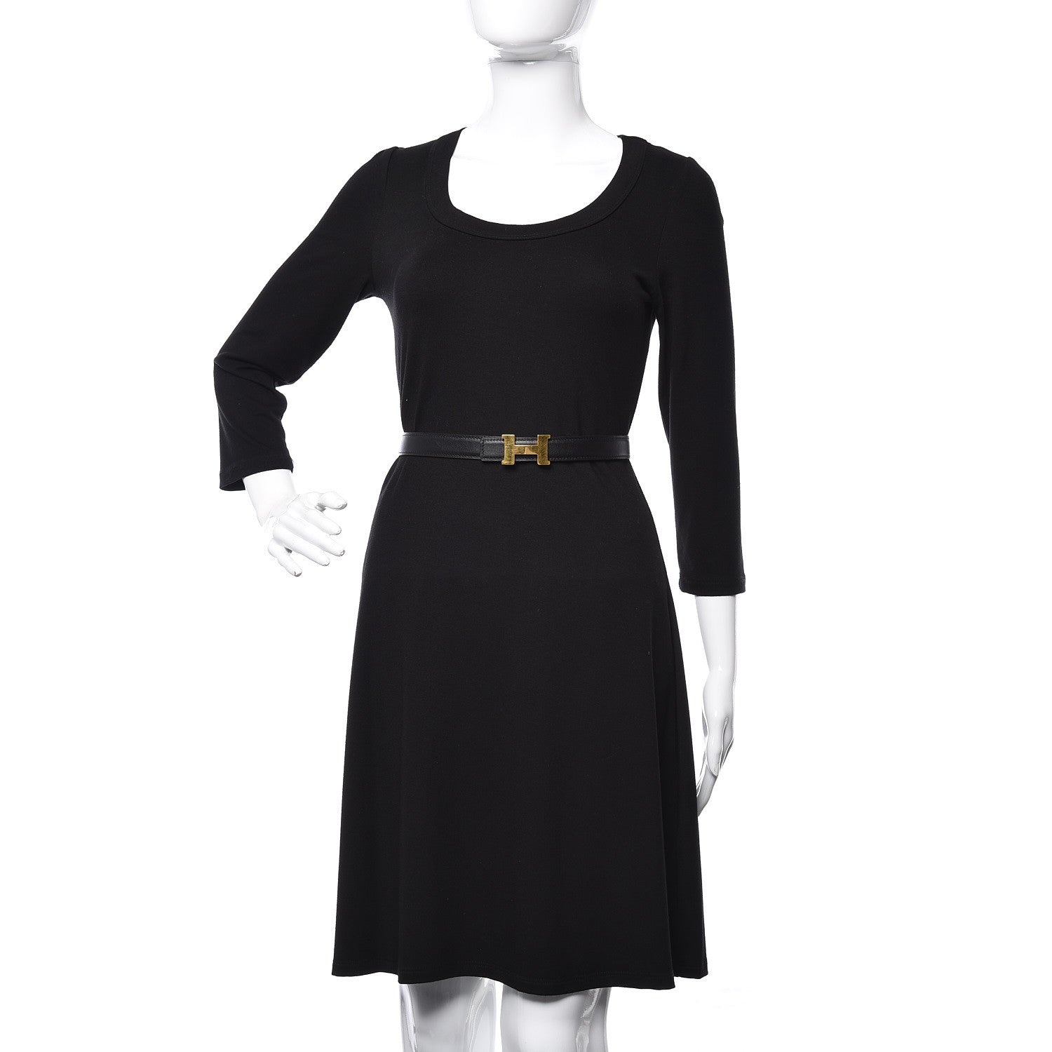 Hermes Swift Epsom 24mm Mini Constance H Belt 85 Black Etoupe 2 of 7