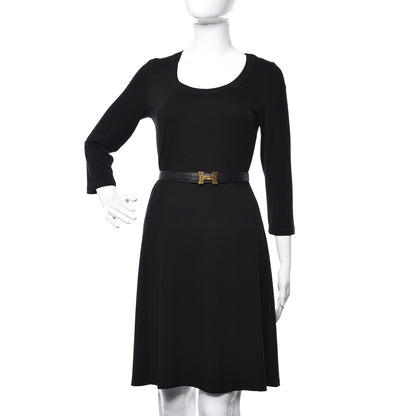 Hermes Swift Epsom 24mm Mini Constance H Belt 85 Black Etoupe 2 of 7