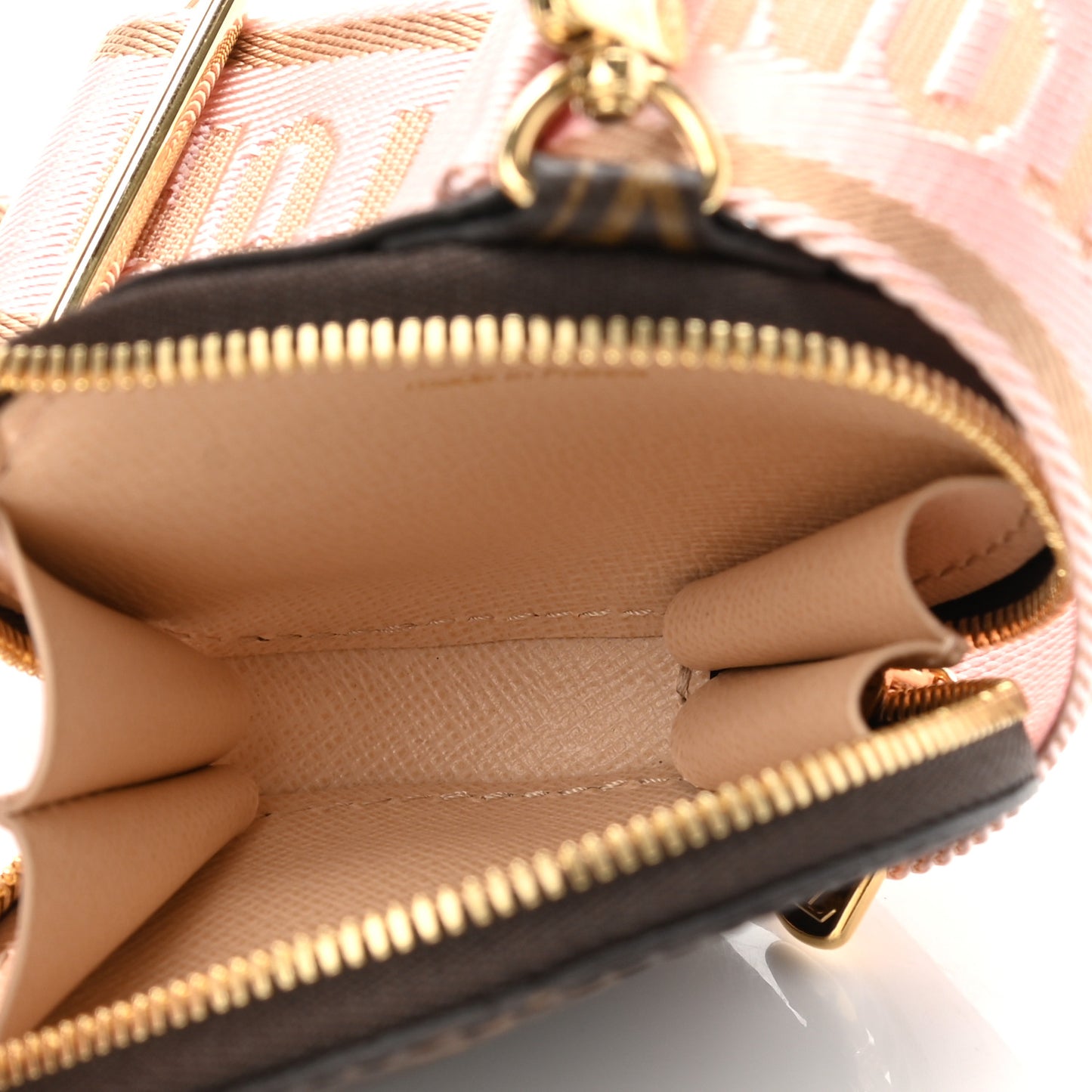 Monogram Multi Pochette Accessories Bandouliere Shoulder Strap Rose Clair