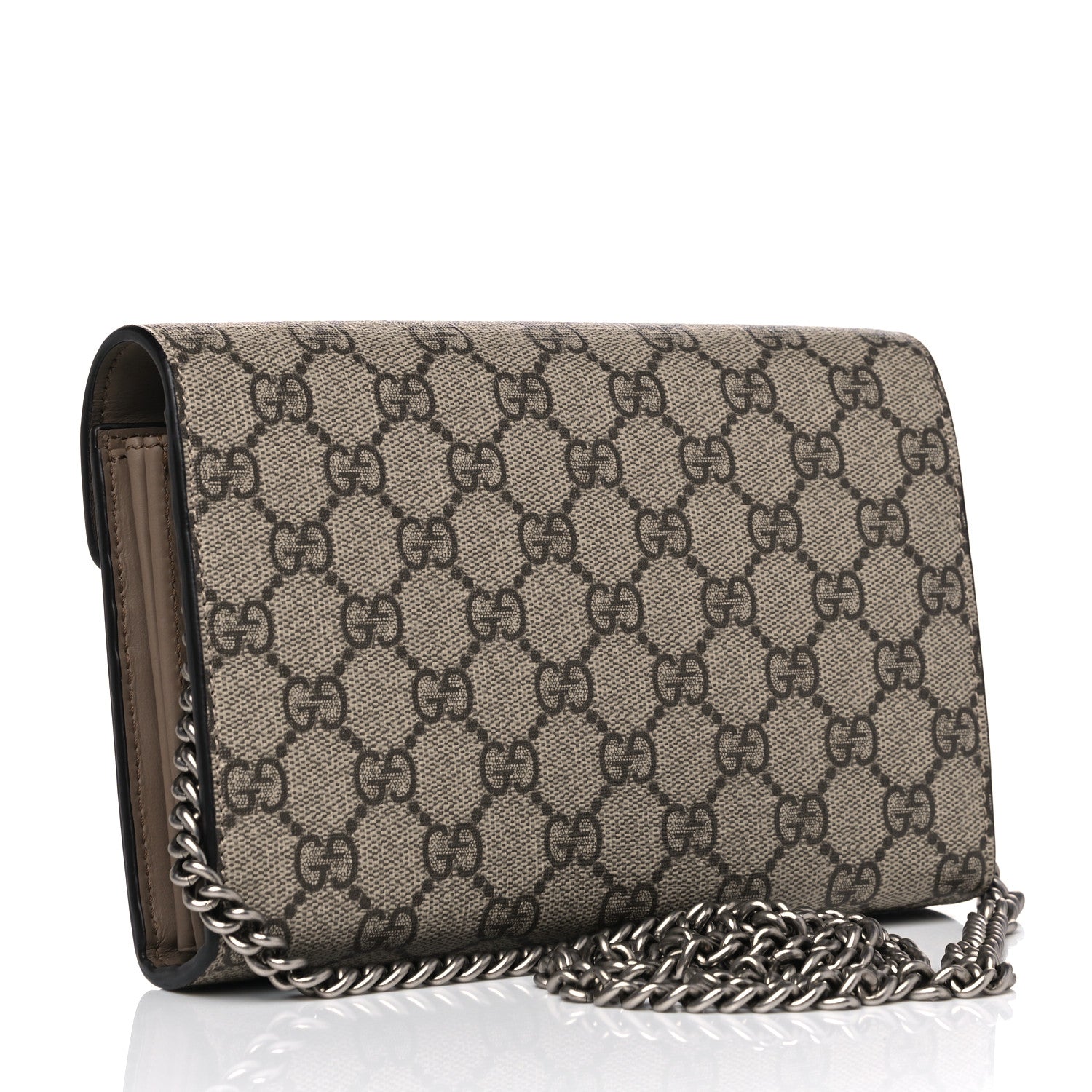 Gucci GG Supreme Monogram Dionysus Chain Wallet 3 of 13