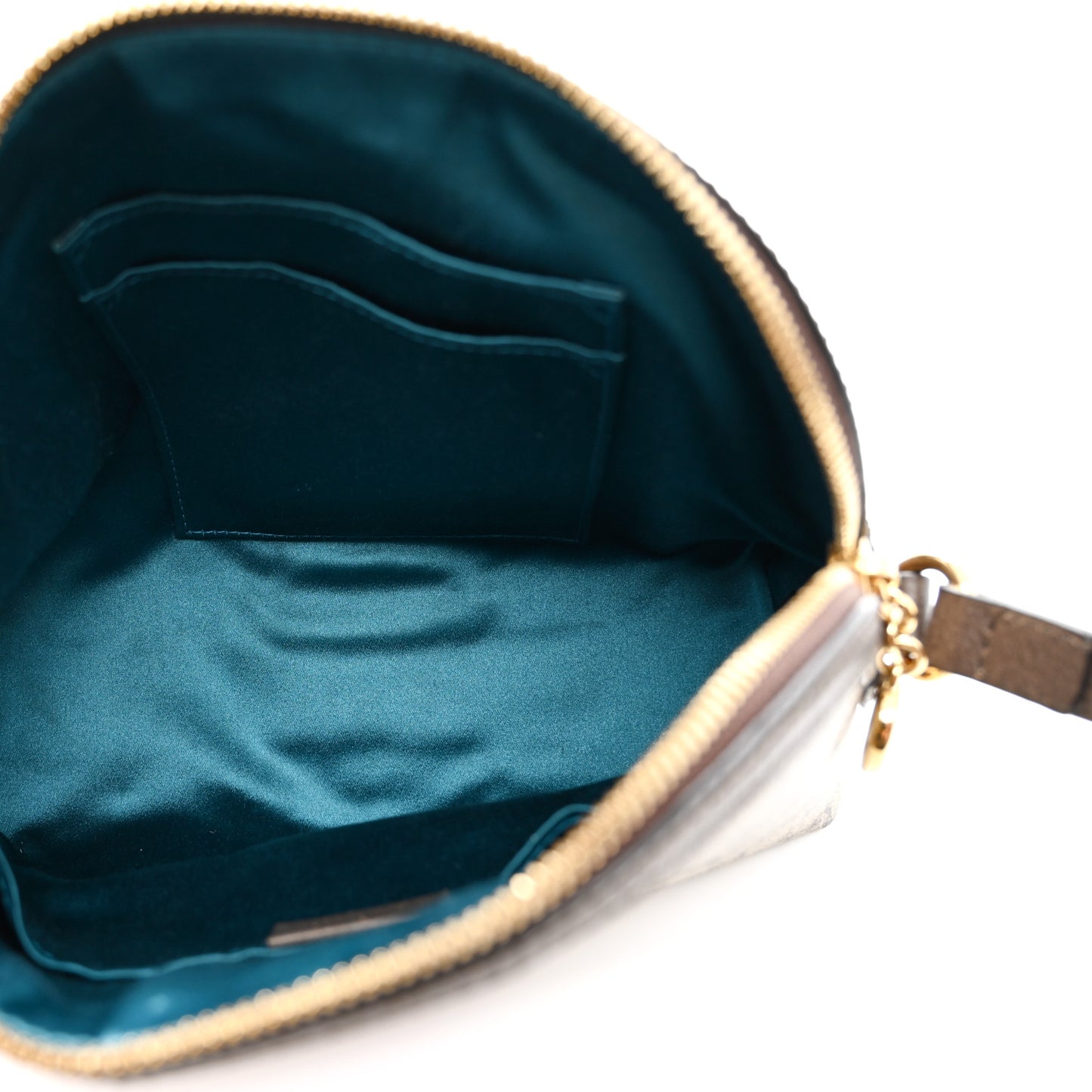 GG Supreme Monogram Textured Dollar Calfskin Web Small Ophidia Dome Shoulder Bag Beige Ebony New Acero