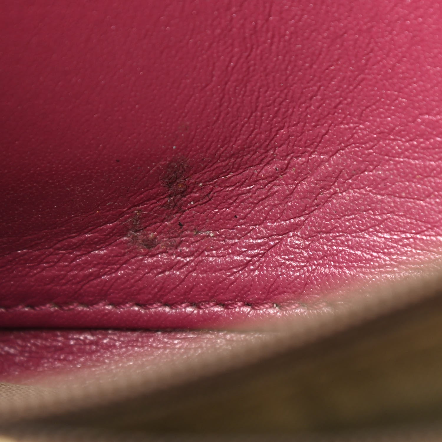 Fendi Vitello Birkin Logo Zip Around Wallet Rosa 8 of 10