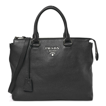 Prada Vitello Phenix Satchel Baltico 1 of 11