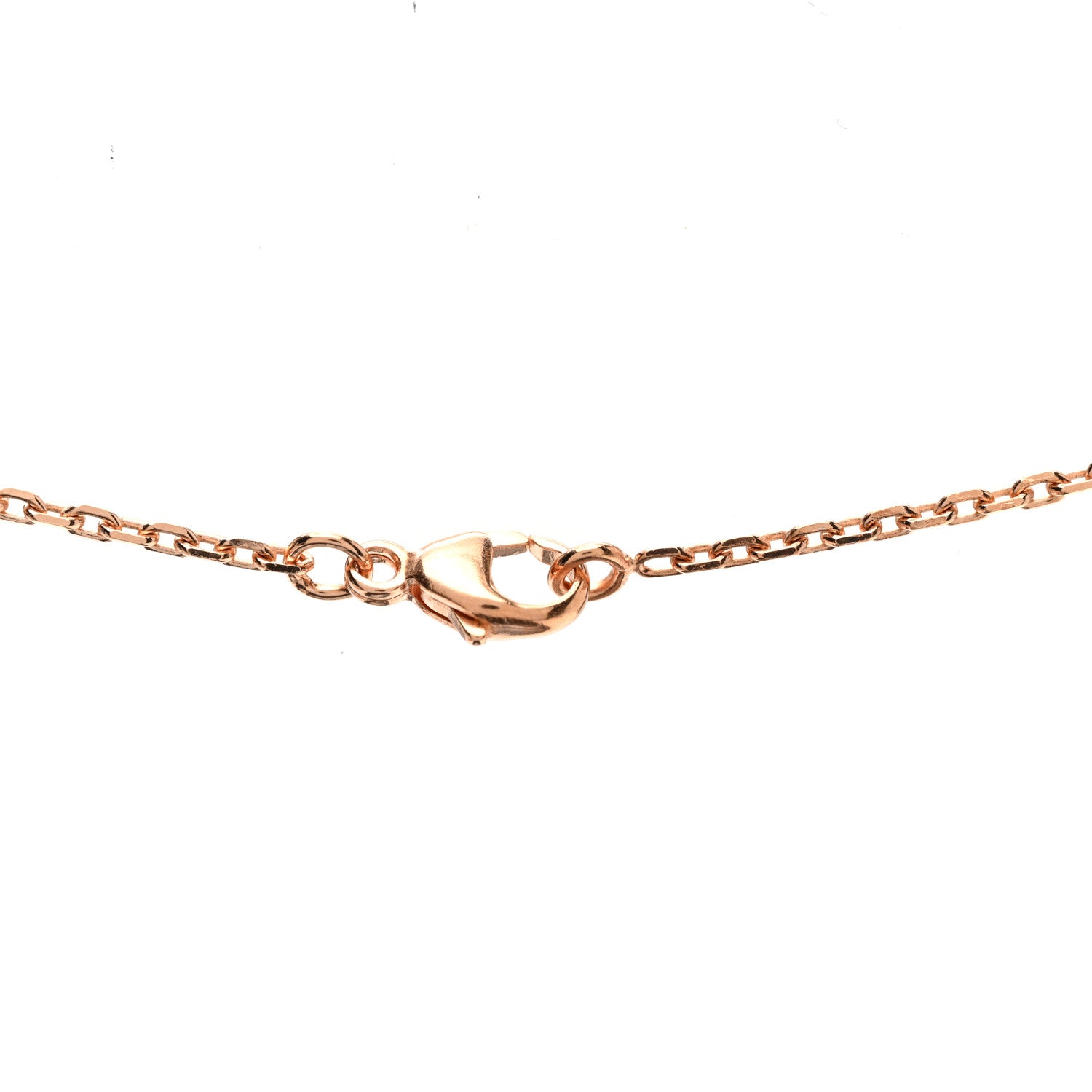 Hermes Lacquered Rose Gold Mini Pop H Pendant Necklace Marron Glace 4 of 7