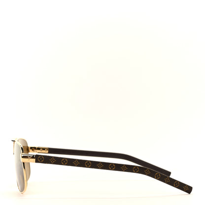 Louis Vuitton Monogram Pacific Sunglasses Z2338W Gold 4 of 8