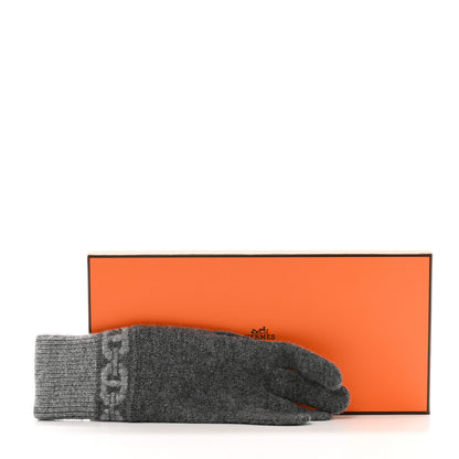 Hermes Cashmere Heaven Gloves S Charbon Flanelle 4 of 4