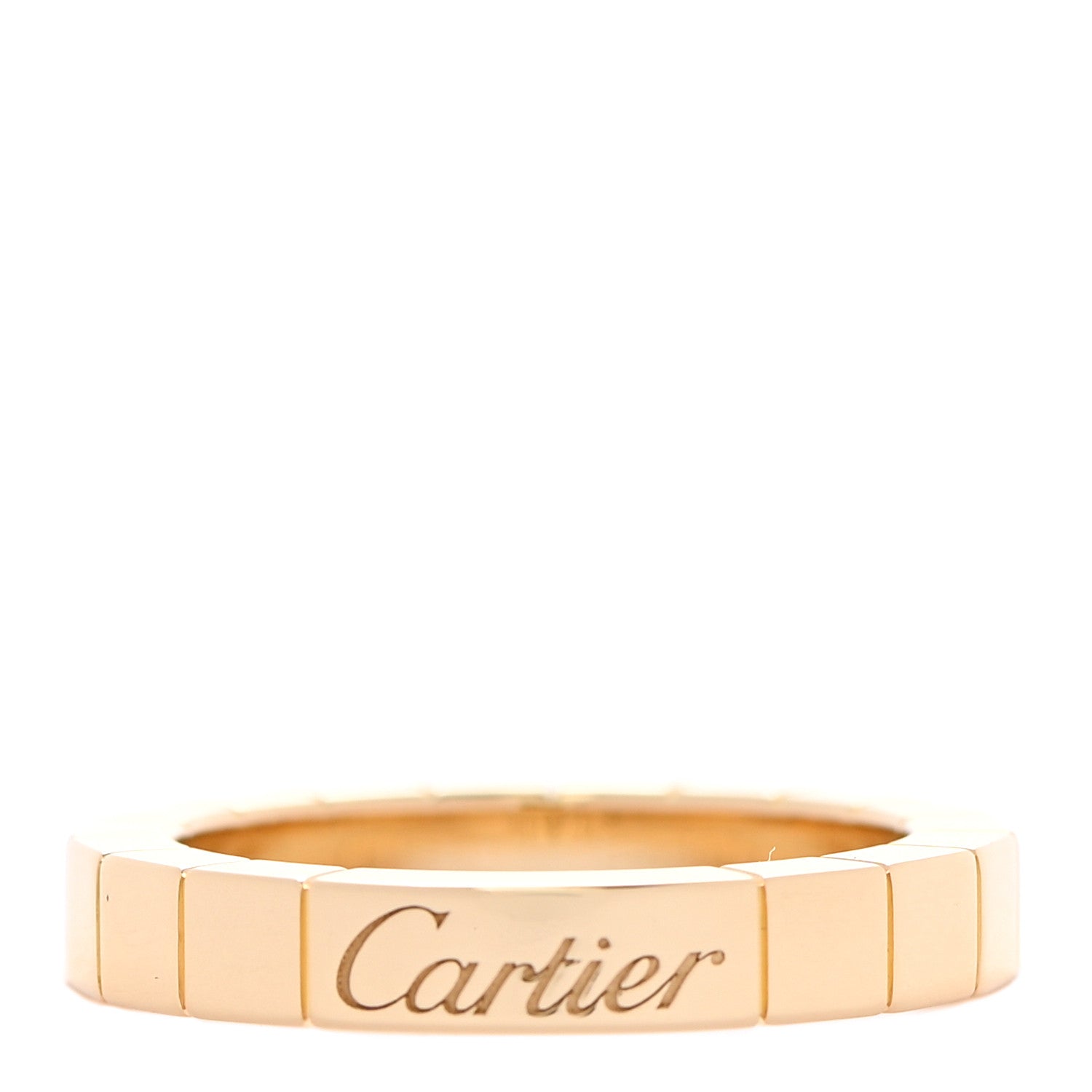 Cartier 18K Yellow Gold Lanieres Ring 46 3.75 1 of 4