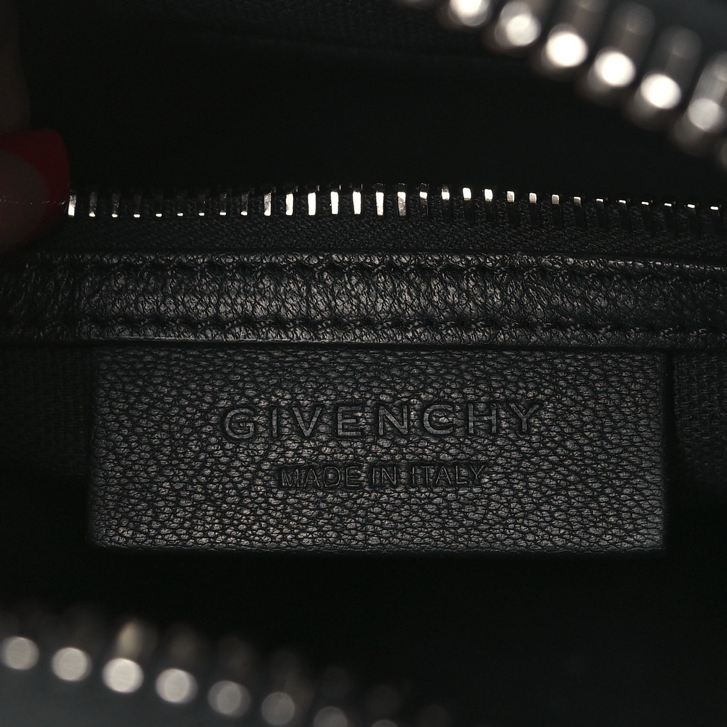 Sugar Goatskin Mini Antigona Black