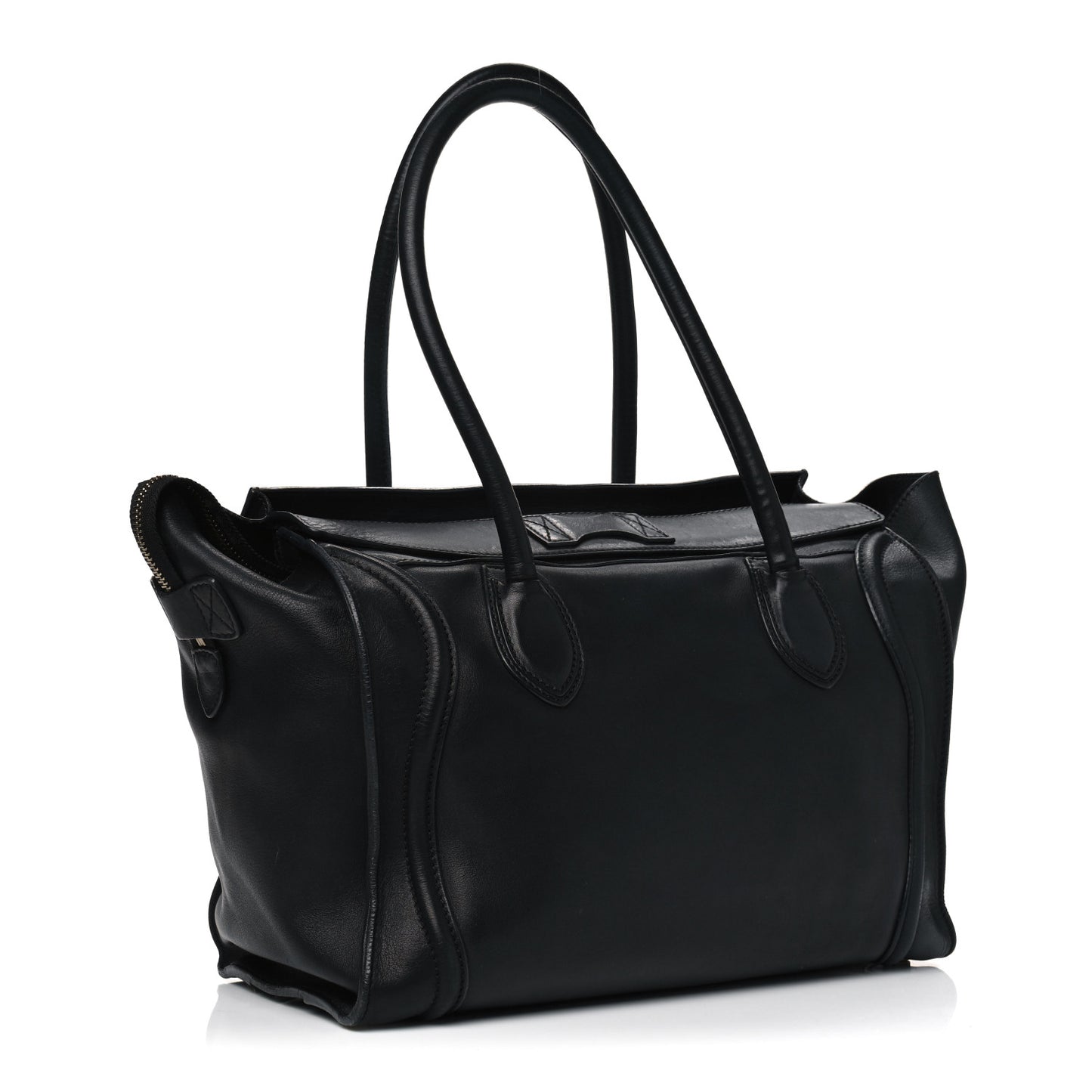 Smooth Calfskin Mini Luggage Black
