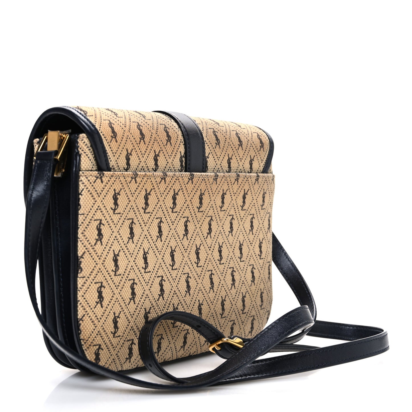 Canvas Small Le Monogramme Satchel Beige Black