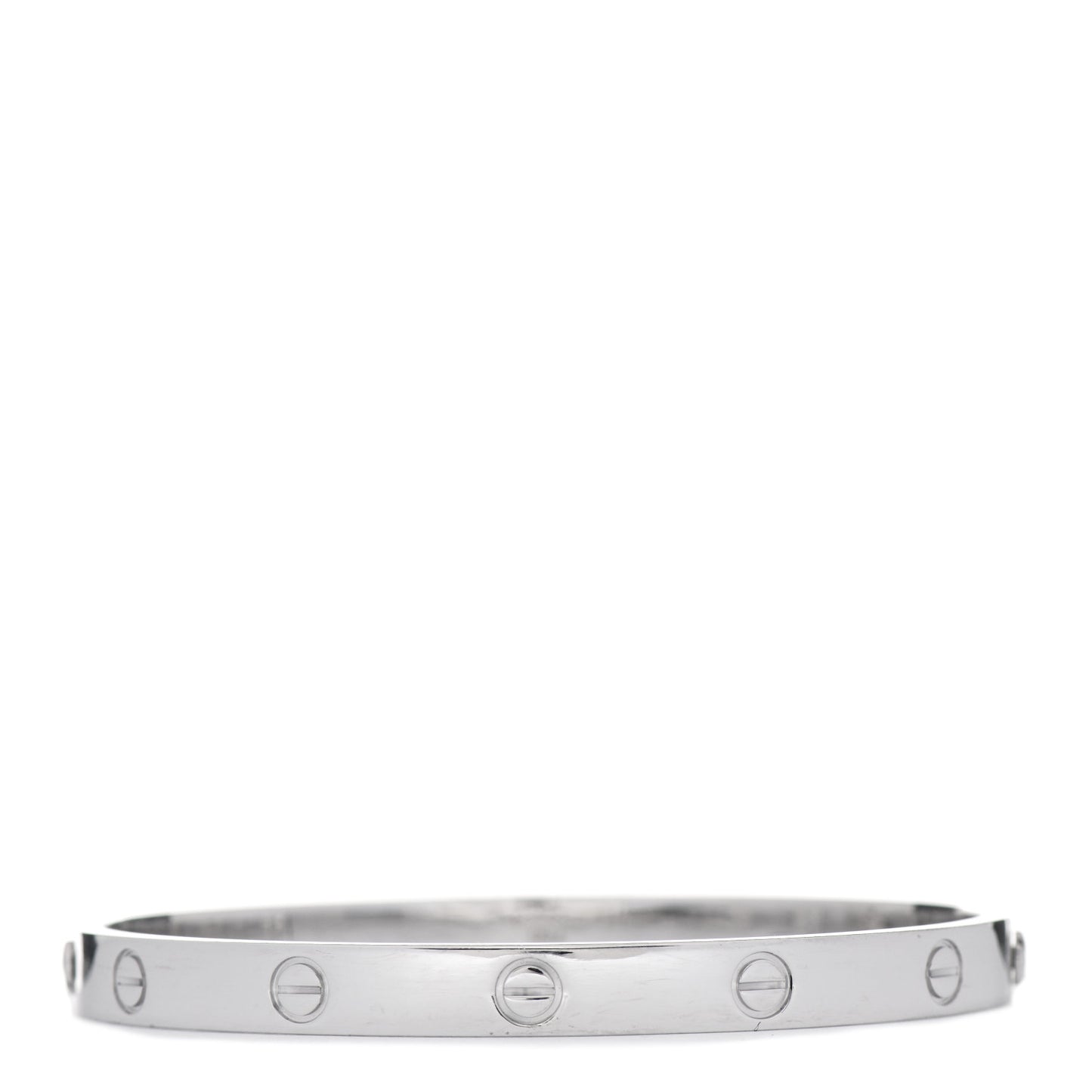 18K White Gold LOVE Bracelet 19