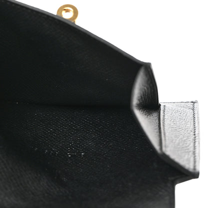 Hermes Epsom Kelly Pocket Compact Wallet Black 5 of 8