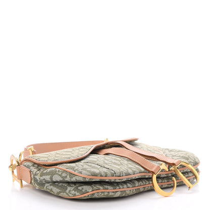 Christian Dior Monogram Double Saddle Bag Green 4 of 8