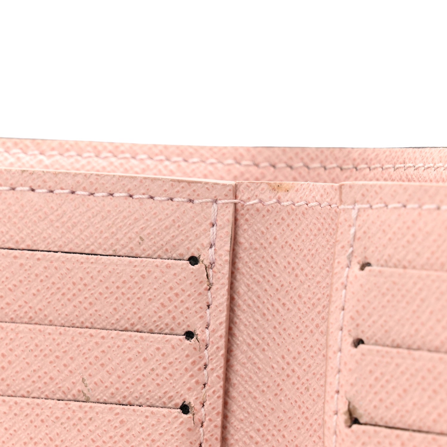 Louis Vuitton Damier Ebene Victorine Wallet Rose Ballerine 10 of 10