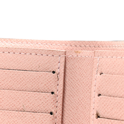 Louis Vuitton Damier Ebene Victorine Wallet Rose Ballerine 10 of 10