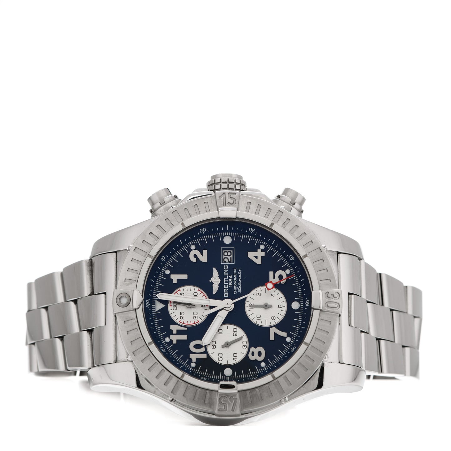 Stainless Steel 48mm Super Avenger Automatic Watch Blue A13370