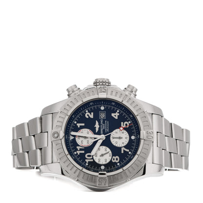 Breitling Stainless Steel 48mm Super Avenger Automatic Watch Blue A13370 2 of 8