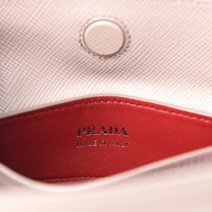 Prada Saffiano Cuir Small Double Handle Tote Cammeo 9 of 10