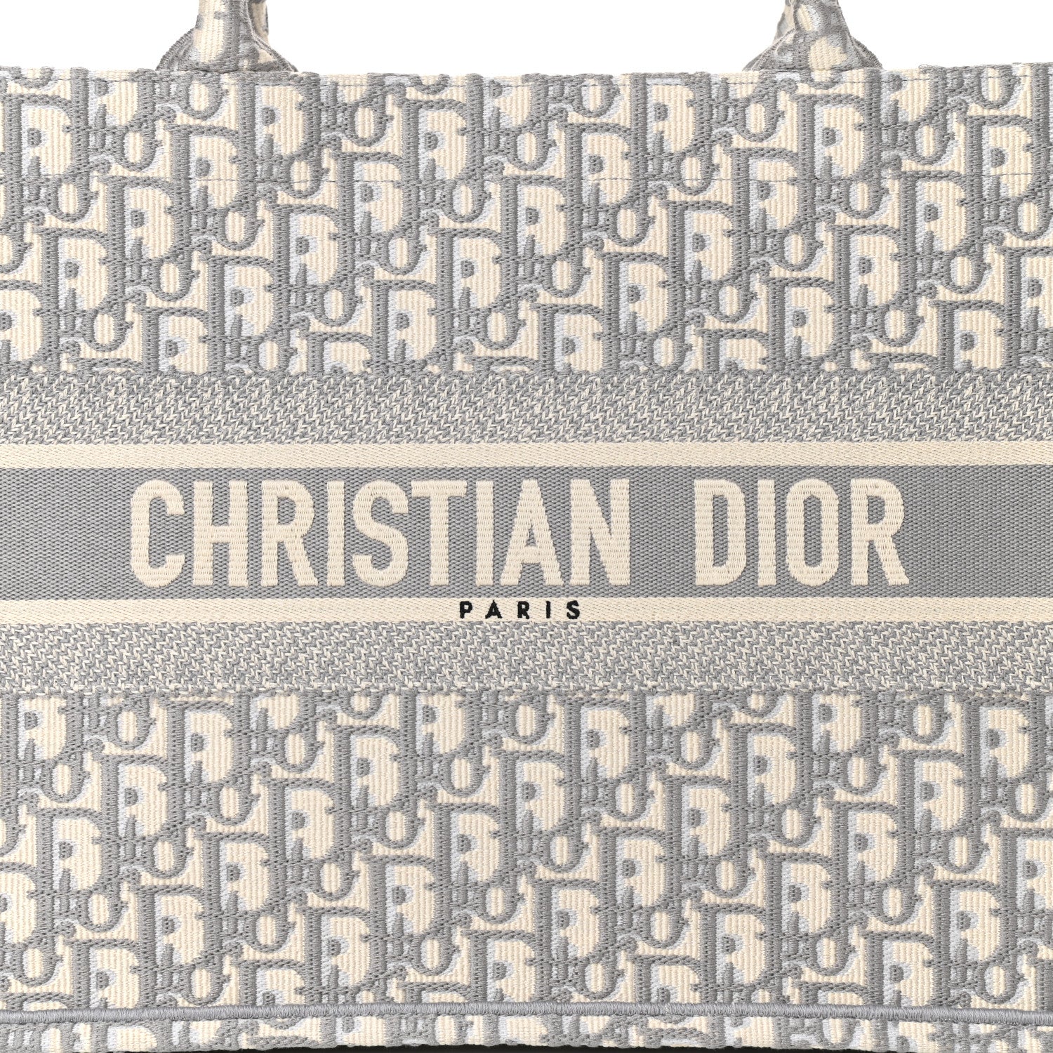 Christian Dior Oblique Medium Book Tote Grey 8 of 10