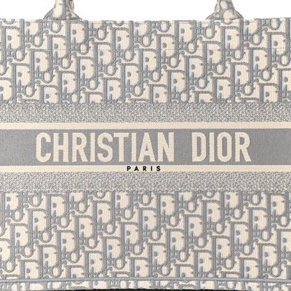Christian Dior Oblique Medium Book Tote Grey 8 of 10