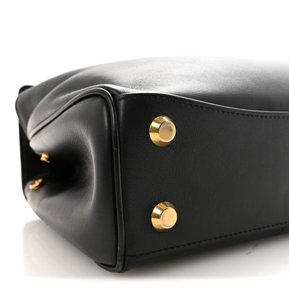 Balenciaga Natural Smooth Calfskin Mini Rodeo Top Handle Handbag Black 8 of 9