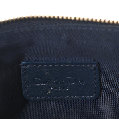 Christian Dior Monogram Mini Saddle Pochette Navy 6 of 13