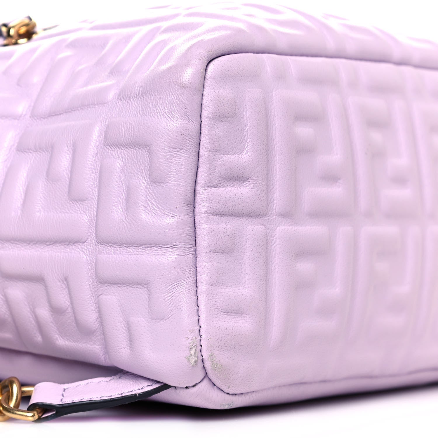 Fendi Nappa FF 1974 Embossed Mini Backpack Anemone 8 of 9