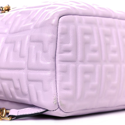 Fendi Nappa FF 1974 Embossed Mini Backpack Anemone 8 of 9