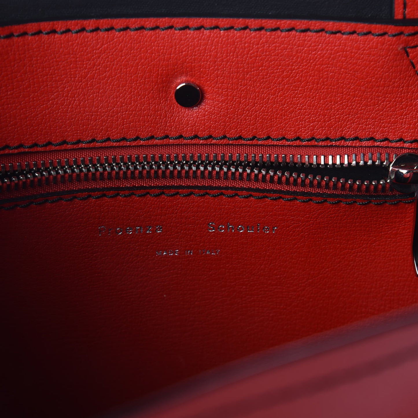 Smooth Calfskin Hex Tote Cardinal