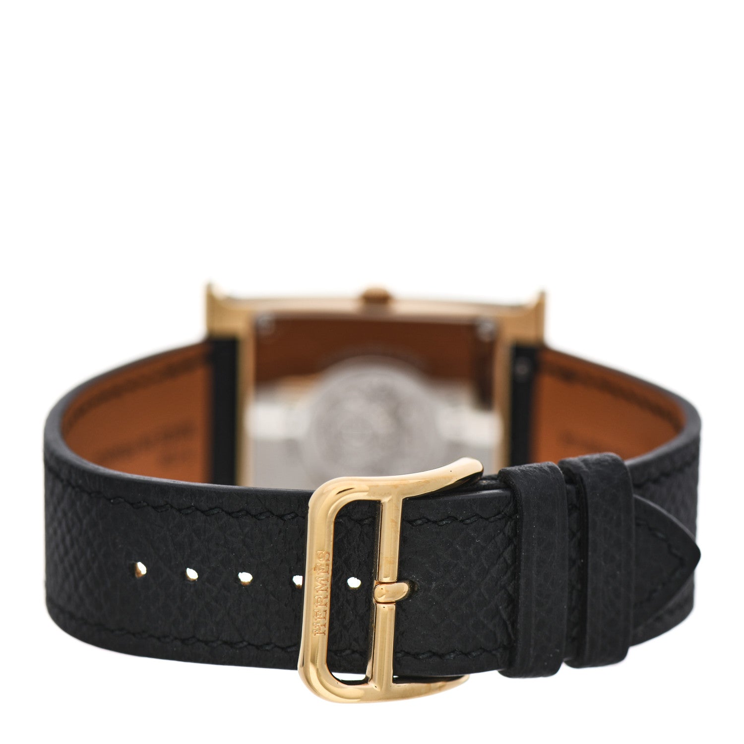 Hermes Stainless Steel Epsom 26mm Heure H Hour Quartz Watch Noir 3 of 6