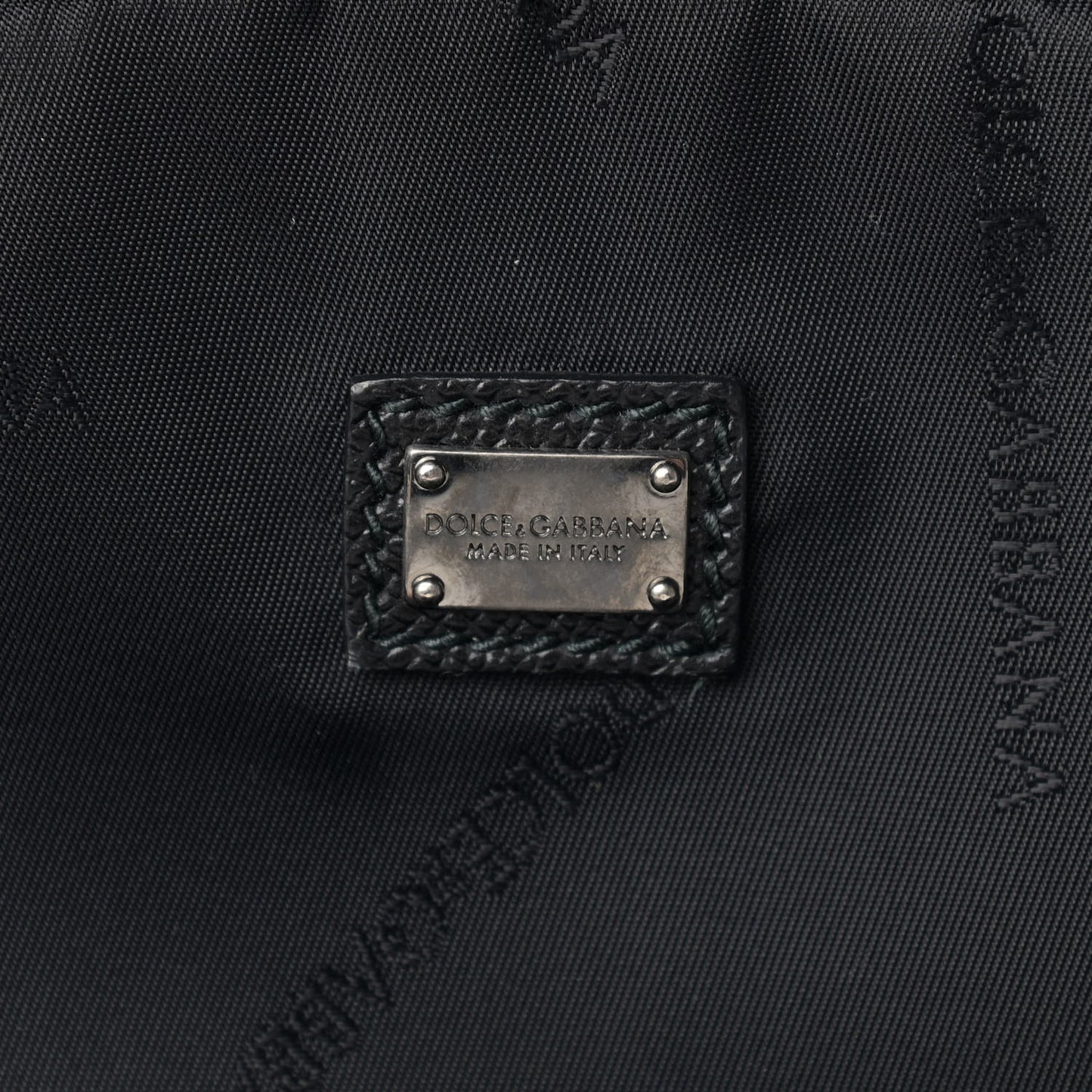 Nylon Family Patch Backpack Grey