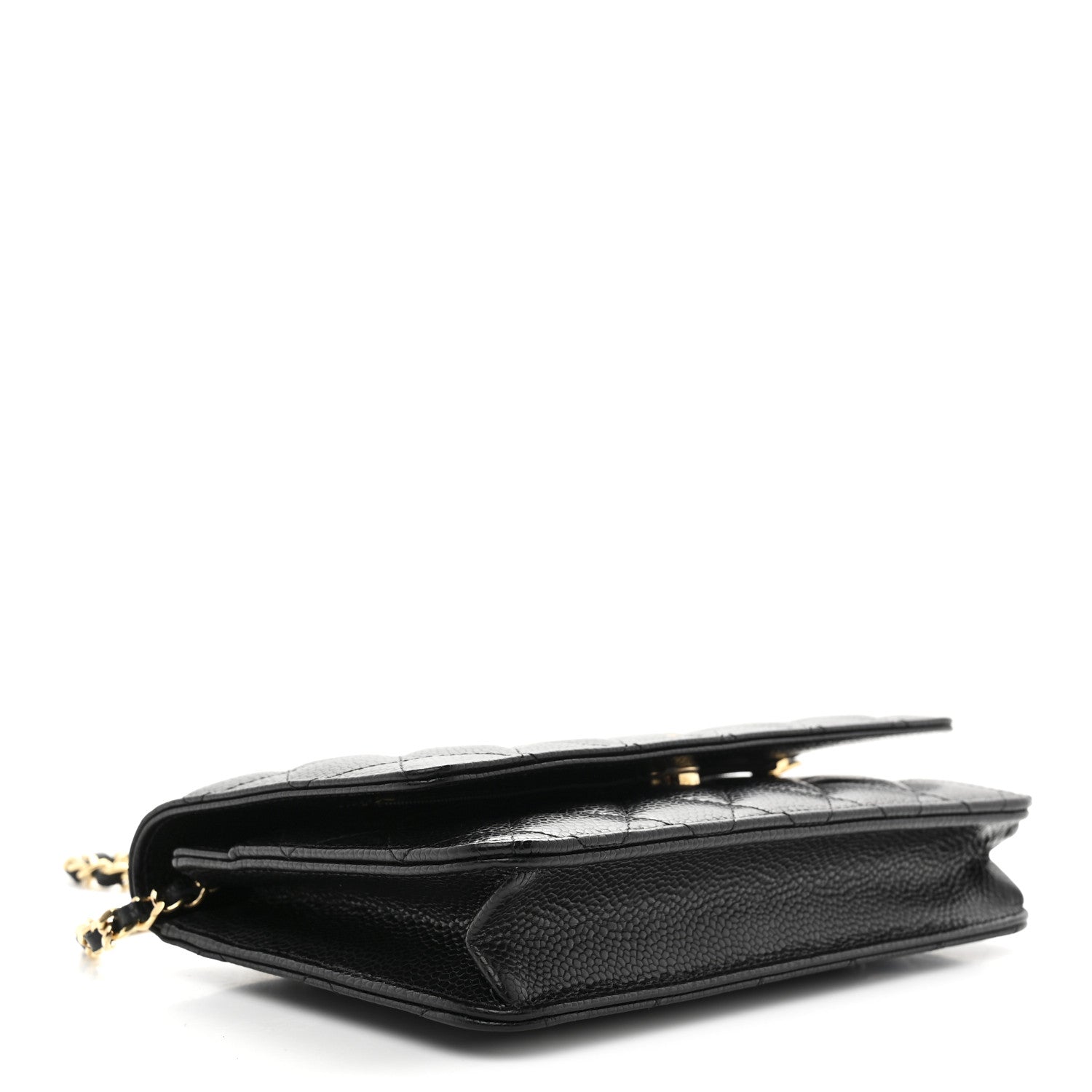 Chanel Caviar Quilted Wallet On Chain WOC Black 4 of 12
