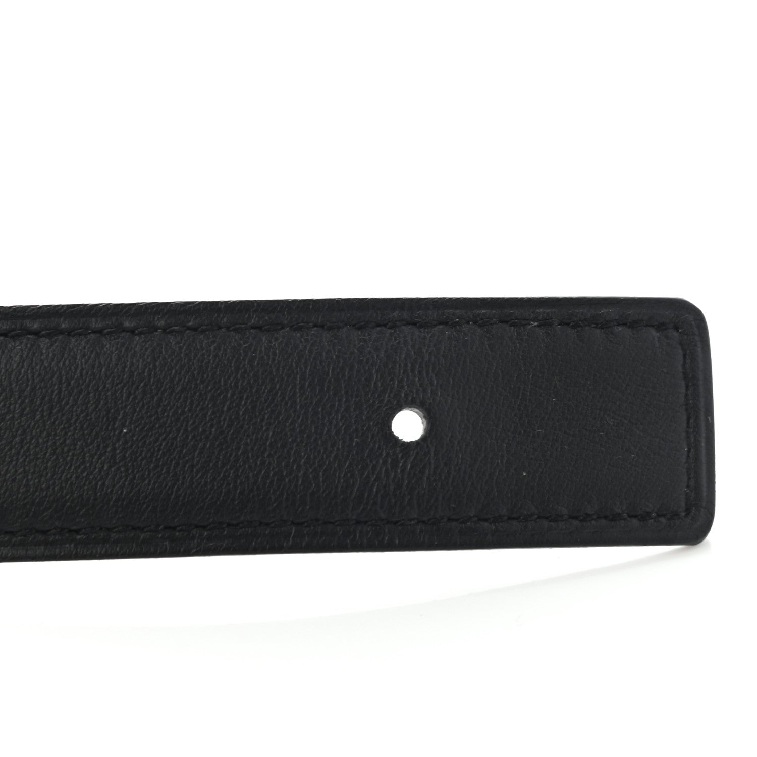 Hermes Swift Epsom 24mm Mini Belt 85 Black Gold 5 of 7
