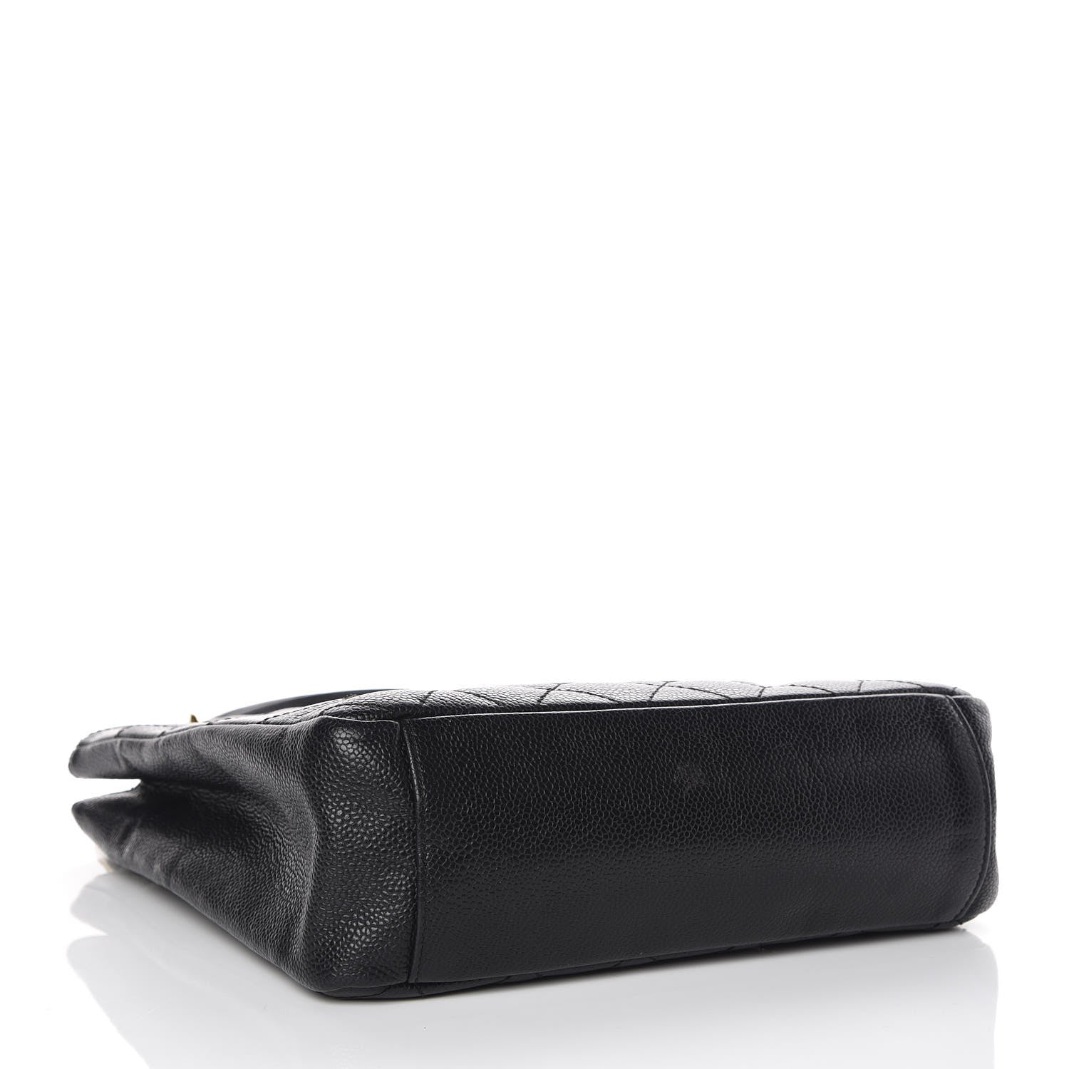 Chanel Caviar Quilted Petit Shopping Tote PST Black 4 of 10