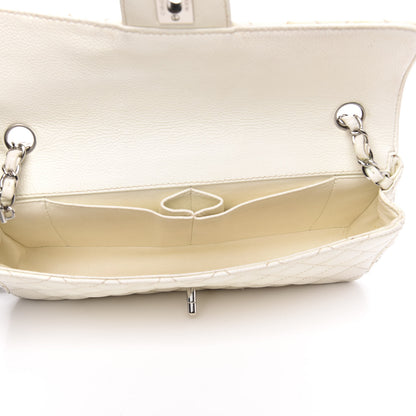 Chanel Caviar Quilted East West Flap White 5 of 12