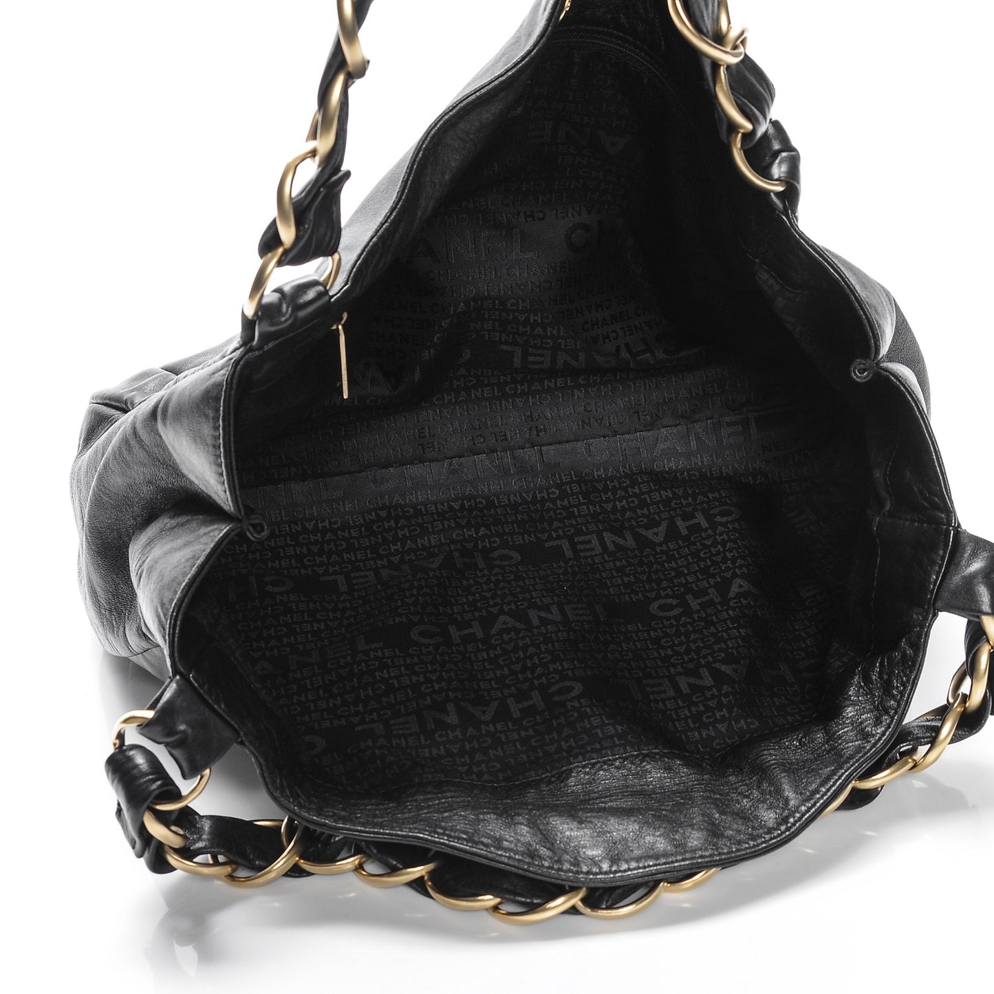 Lambskin Small Olsen Shoulder Bag Black