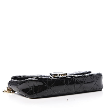 Christian Dior Patent Cannage Miss Dior Promenade Pouch Black 4 of 13