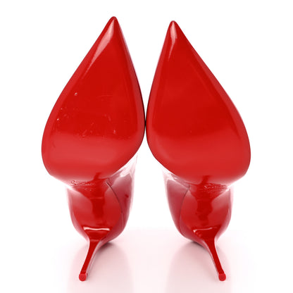Christian Louboutin Patent Pigalle Follies 100 Pumps 40 Red 5 of 11