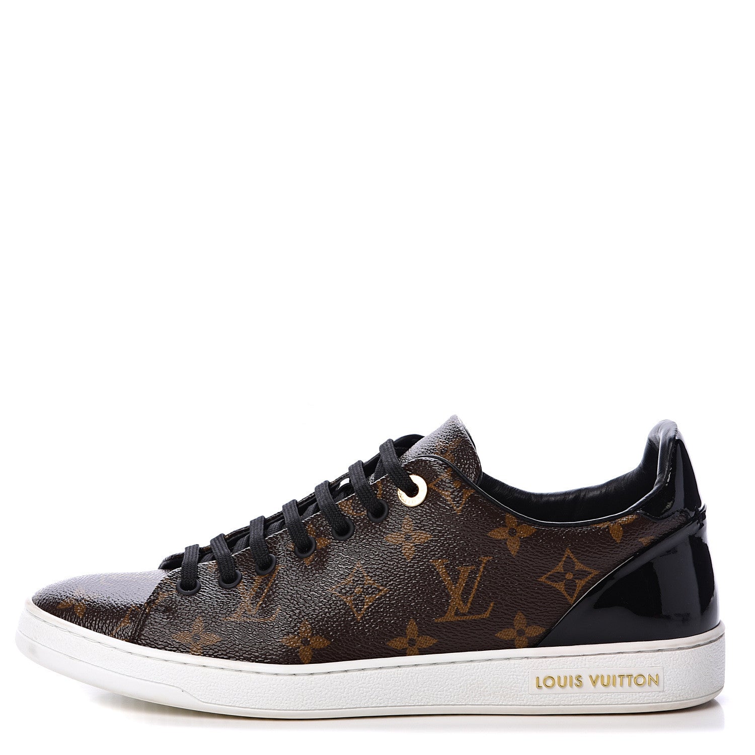 Louis Vuitton Patent Monogram Frontrow Sneakers 40 1 of 8