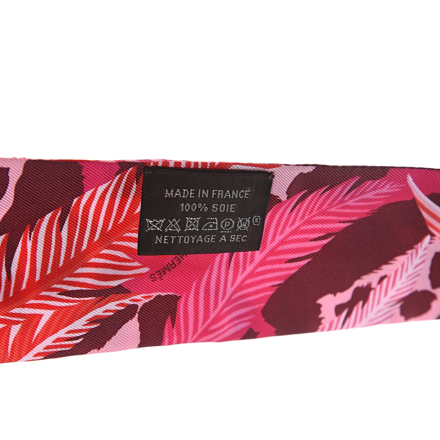 Silk Jaguar Quetzal Twilly Fuchsia Rose Bordeaux