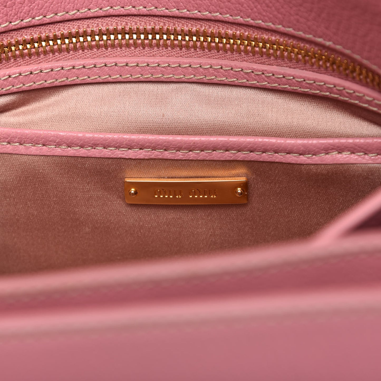 Goatskin Madras Shoulder Bag Rosa