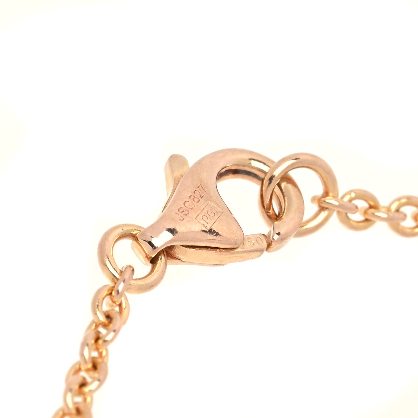 18K Pink Gold Interlocking LOVE Bracelet