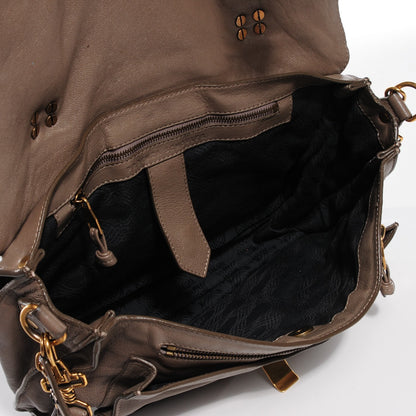 Proenza Schouler Lambskin Medium PS1 Satchel Smoke 4 of 12