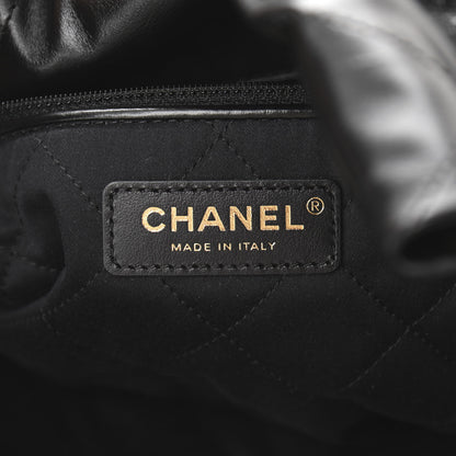 Chanel Shiny Calfskin Quilted Small Chanel 22 Black 7 of 12