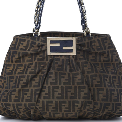 Fendi Zucca Mia Tote Tobacco 8 of 10