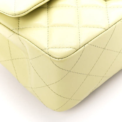 Chanel Lambskin Quilted Mini Rectangular Flap Light Green 10 of 12