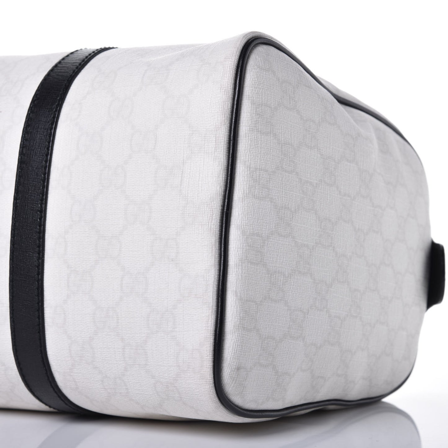 GG Plus Monogram Medium Joy Boston White Black