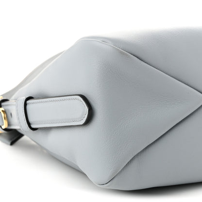 Prada Soft Calfskin Medium Aimee Shoulder Bag Opaline 9 of 10